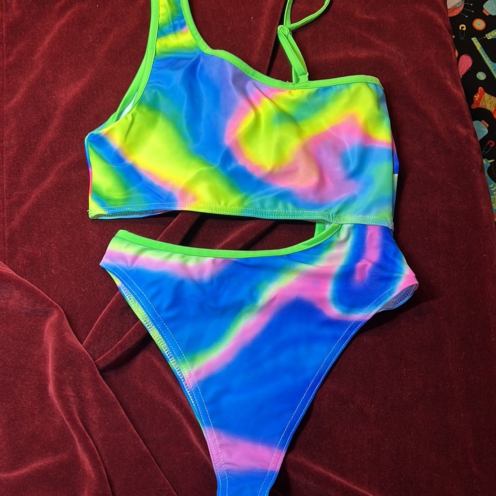 NEW One Piece psychedelic Rave bodysuit - Picture 4 of 7